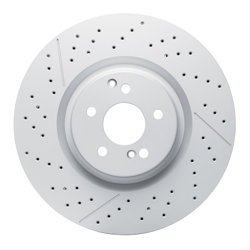 Mercedes-Benz AMG GT 53 Brake Rotor (1) - Rear - R1 Concepts - GEOSPEC, Drilled and Slotted - `18-`25 Mercedes-Benz AMG GT 53 Brake Rotor (1) - Rear - R1 Concepts - GEOSPEC, Drilled and Slotted - `18-`25